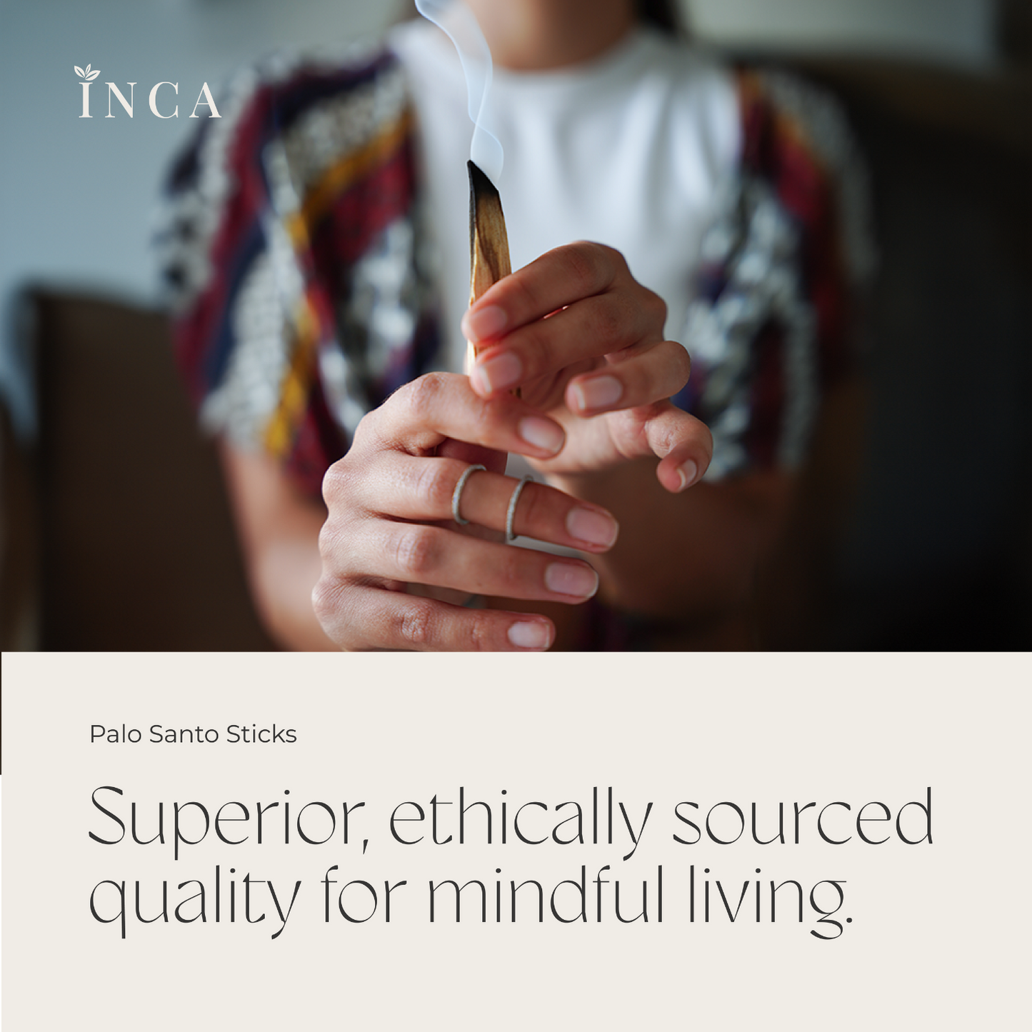 Palo Santo Sticks – Sustainably Harvested, SERFOR Certified, 250g Pack (Approx. 20 Sticks)