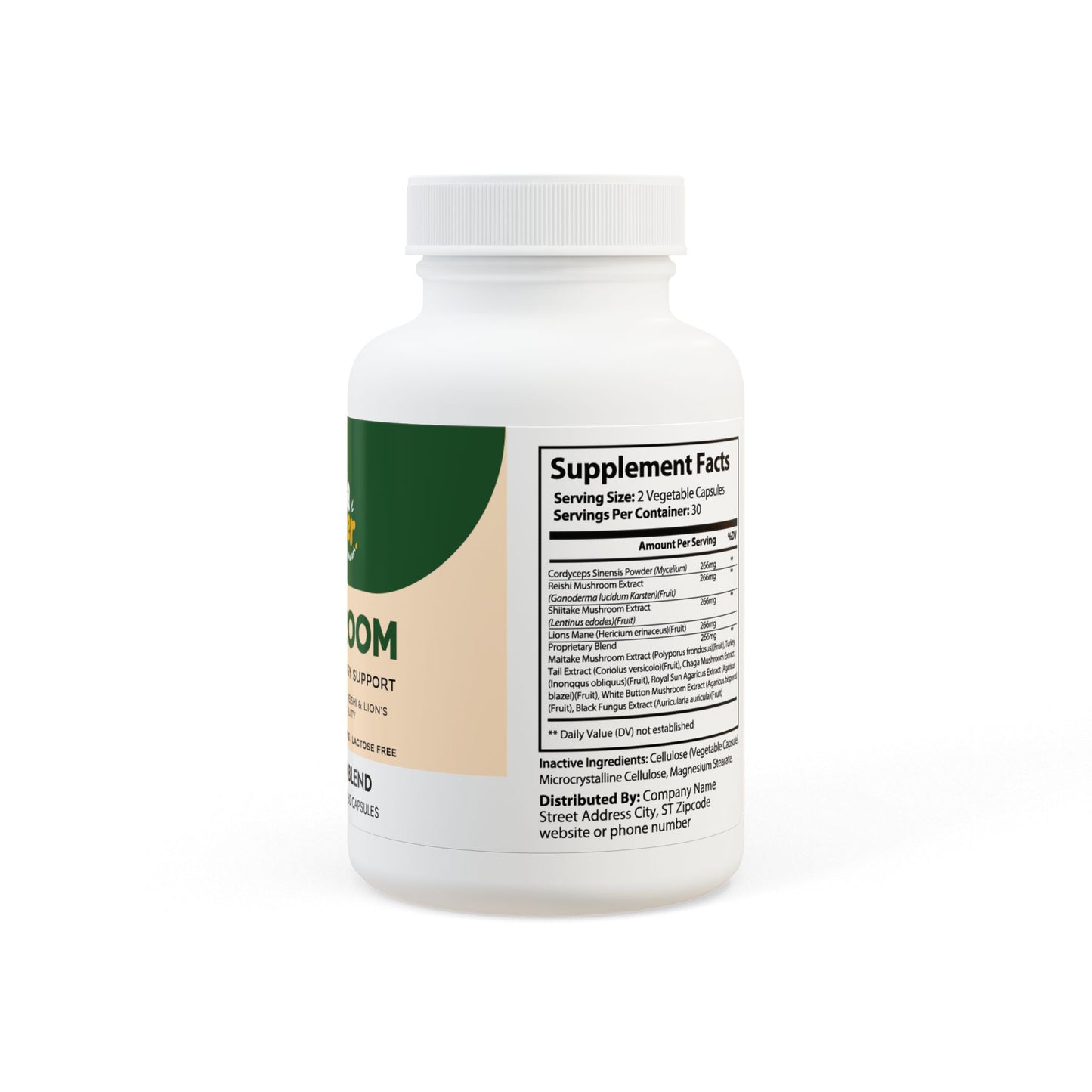 Mushroom Blend Supplement (60 Capsules)