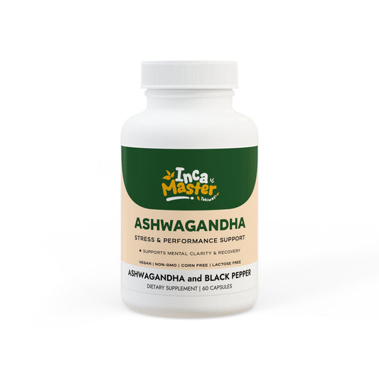 Ashwagandha and Black Pepper Supplement (60 capsules)