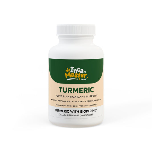 Turmeric with BioPerine® (Black Pepper Fruit Extract) Supplement (60 Capsules)