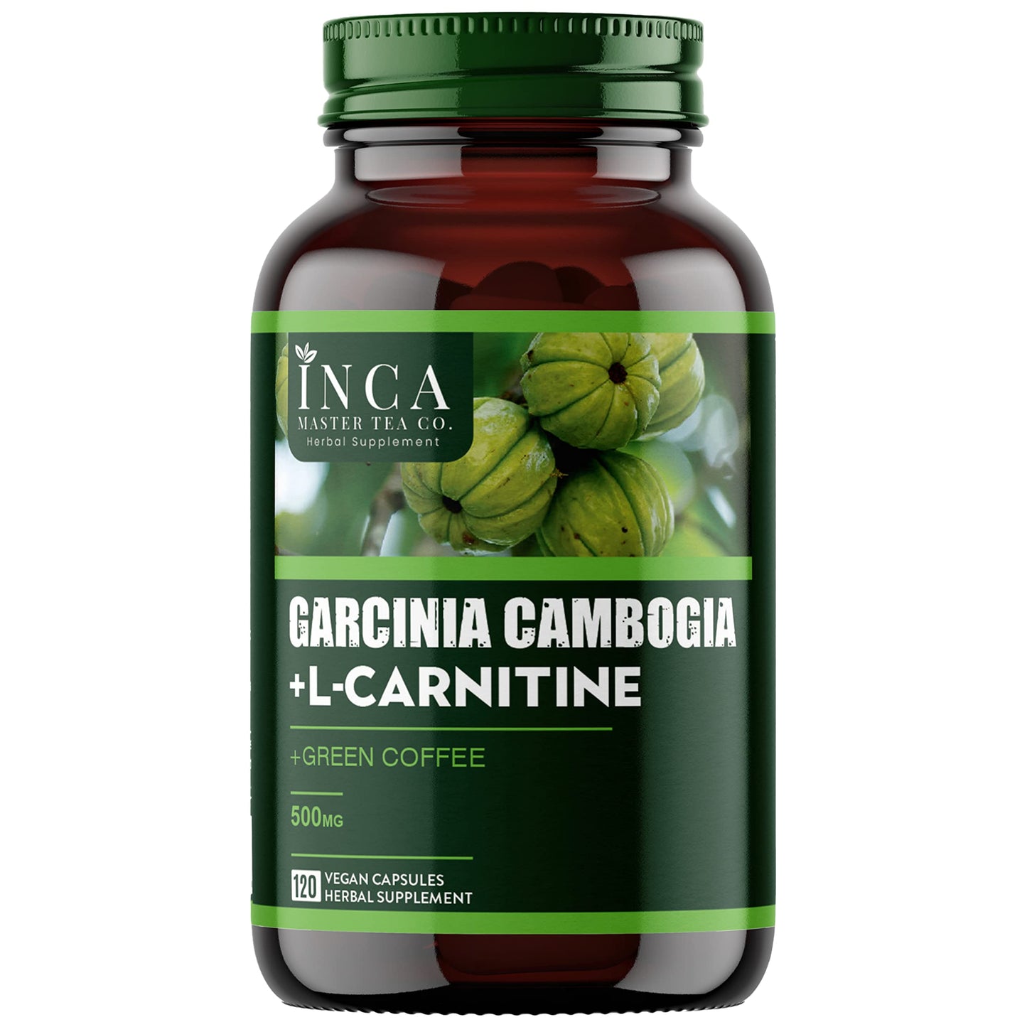 Garcinia Cambogia & L-Carnitine Complex – 1600 mg, 120 Capsules | Herbal Support Supplement